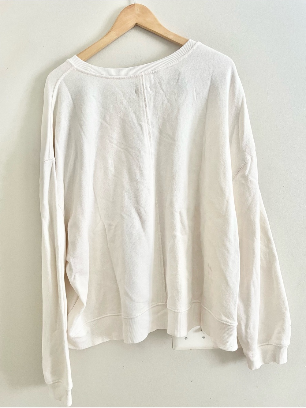 Anthropologie Pilcro Embroidered Crewneck Sweatshirt Oversized Sz X-Large- EUC - Picture 6 of 15
